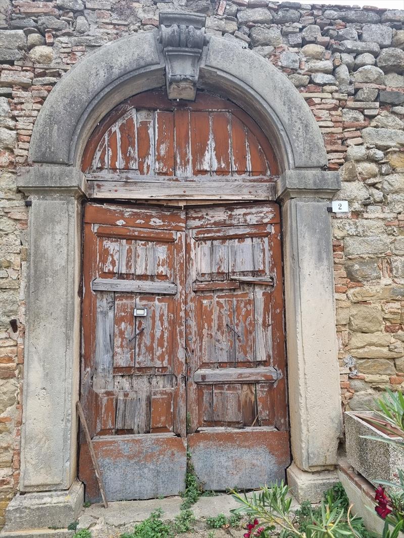 Restoration Masterpiece of the Original Door of an Ancient Umbrian Manor