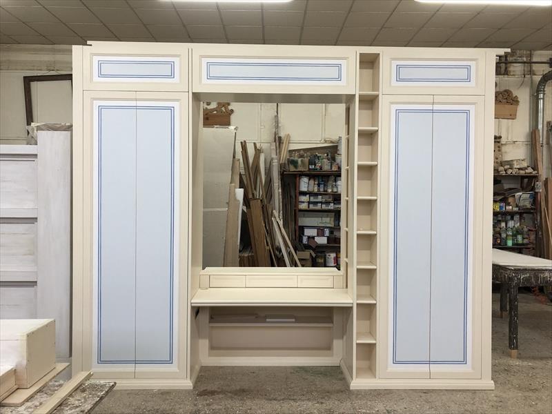 Decorated wardrobe