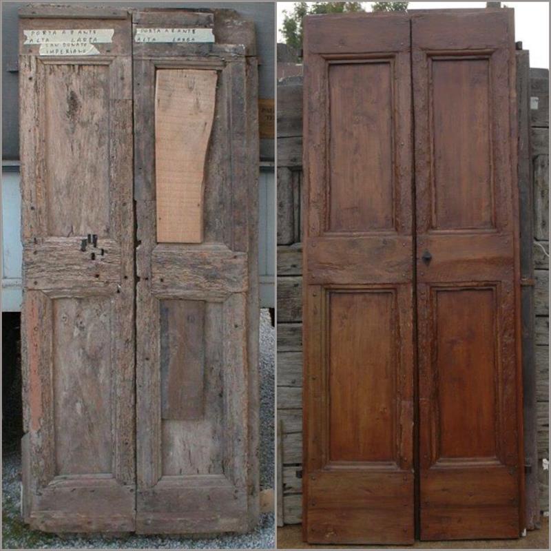 Restoration of a 17th-Century Door from an Ancient Tuscan Bell Tower