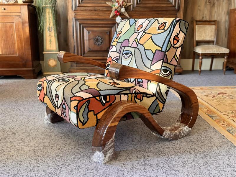 An author’s armchair, where art meets function