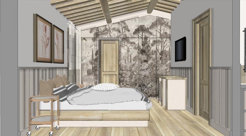 Guest Room Interior Design Study