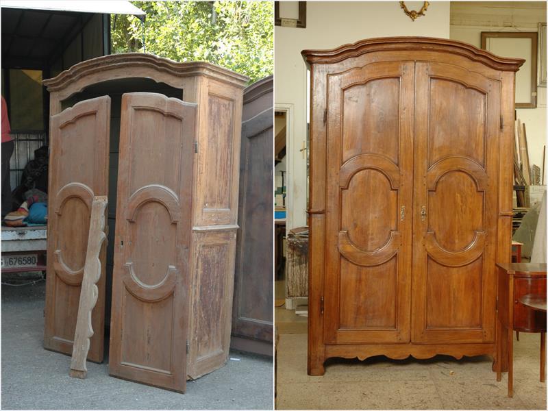 Restoration of an 18th-Century Piedmontese Wardrobe: Complete Recovery