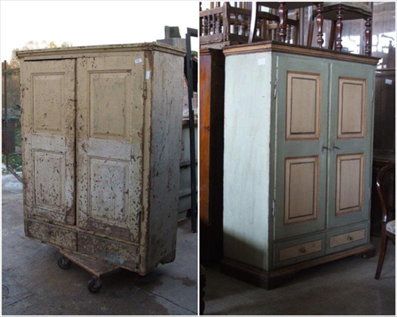 Restoration of an Arte Povera Cabinet: Ready for a New Life
