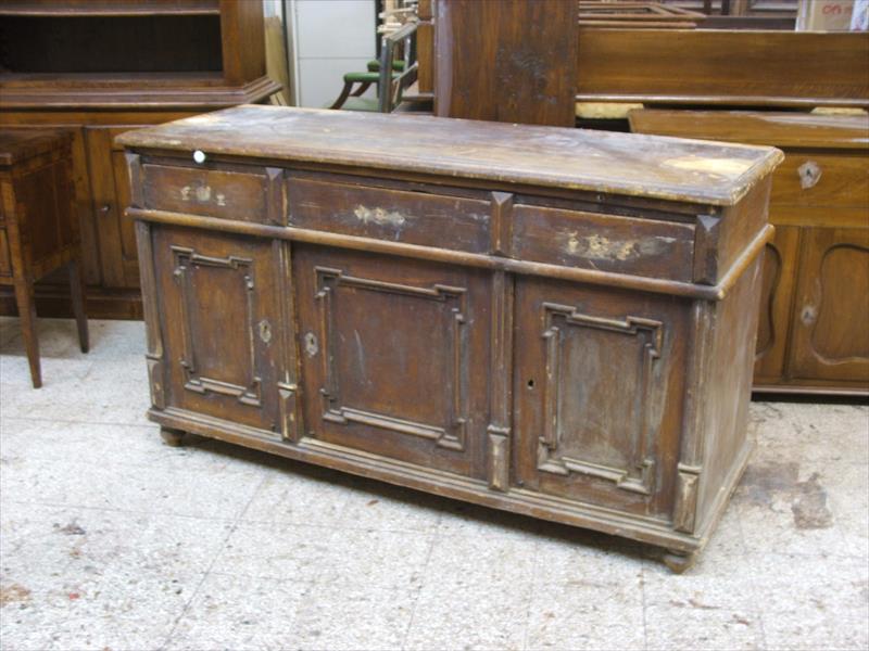 Restoration of a Mid-19th Century Pine Sideboard